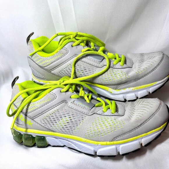 Reebok-Women's Run Fit Frame 70% Dynamic Biomechanics 12.9-Sz 7 1/2-Gray/Neon - Picture 3 of 16